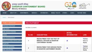 Danapur Cantonment Board Bharti 2023