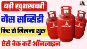 Gas ka Subsidy kaise check kare