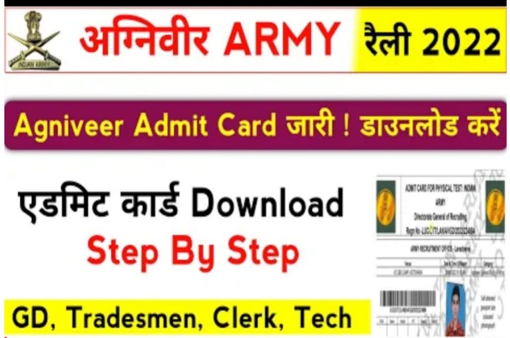 Indian Army Agniveer Admit Card 2022
