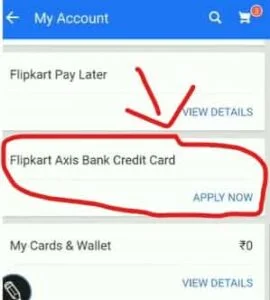 Flipkart Axis Bank Credit Card Online Apply