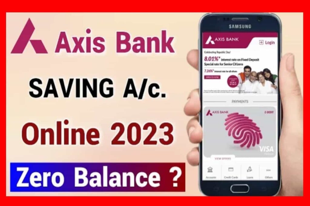Axis Bank Digital Account Opening