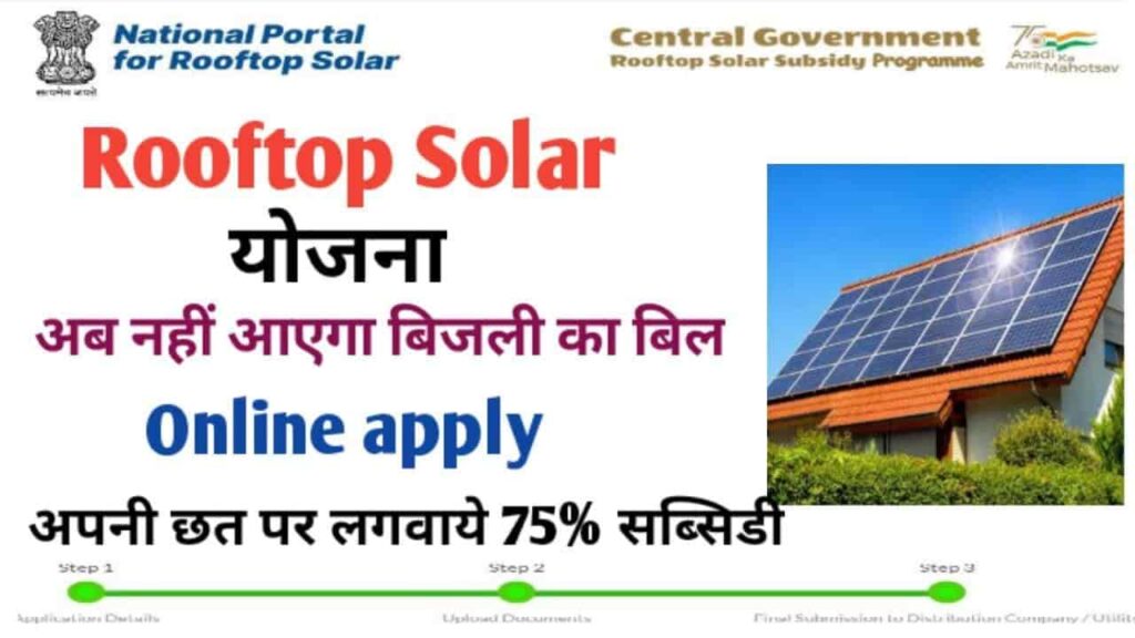 Solar Panel Rooftop Yojana Online Apply