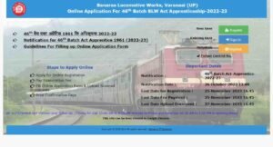 Railway BLW Apprentice Recruitment 2023