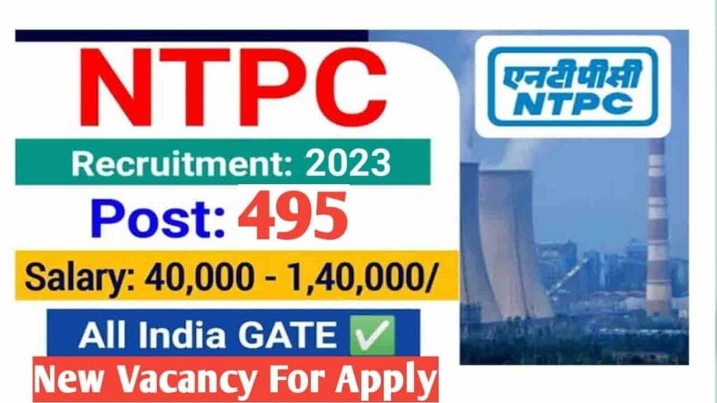 NTPC Engineering Executive Trainee Recruitment 2023