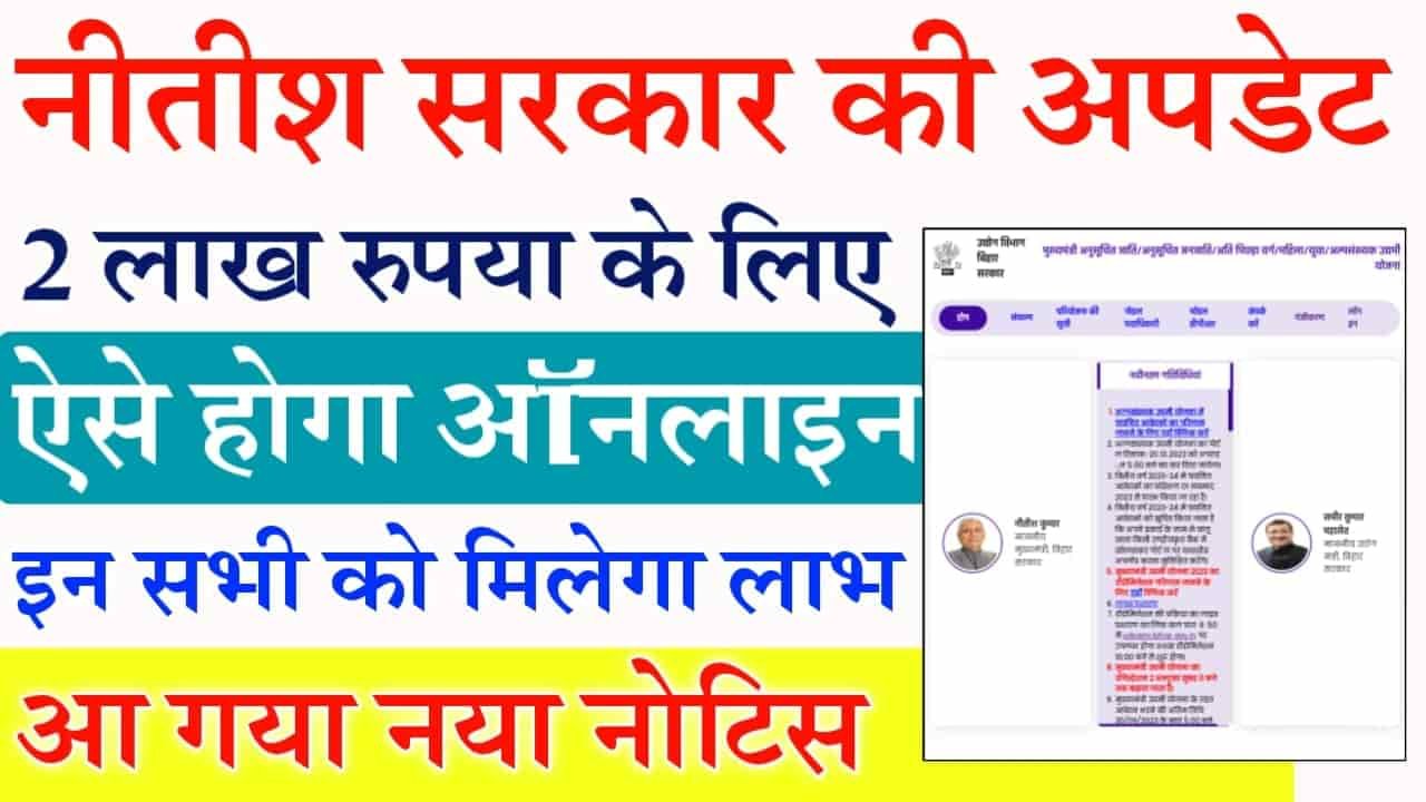 Bihar Laghu Udyami Yojana 2024 Online Apply, Latest Update