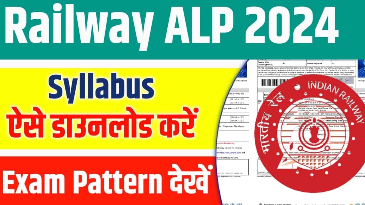 Railway ALP 2024 Syllabus