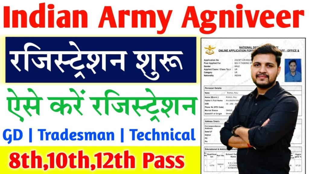 Indian Army Agniveer Registration 2024