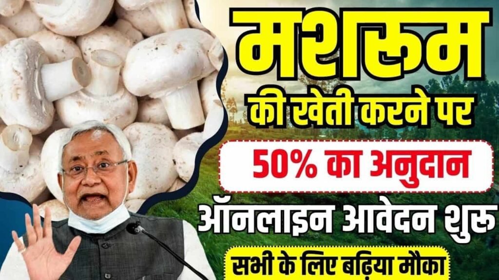 Bihar Mushroom Farming Subsidy Yojana