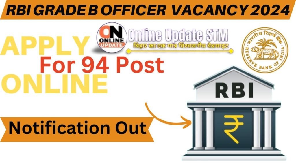 RBI Officers Grade B Vacancy 2024