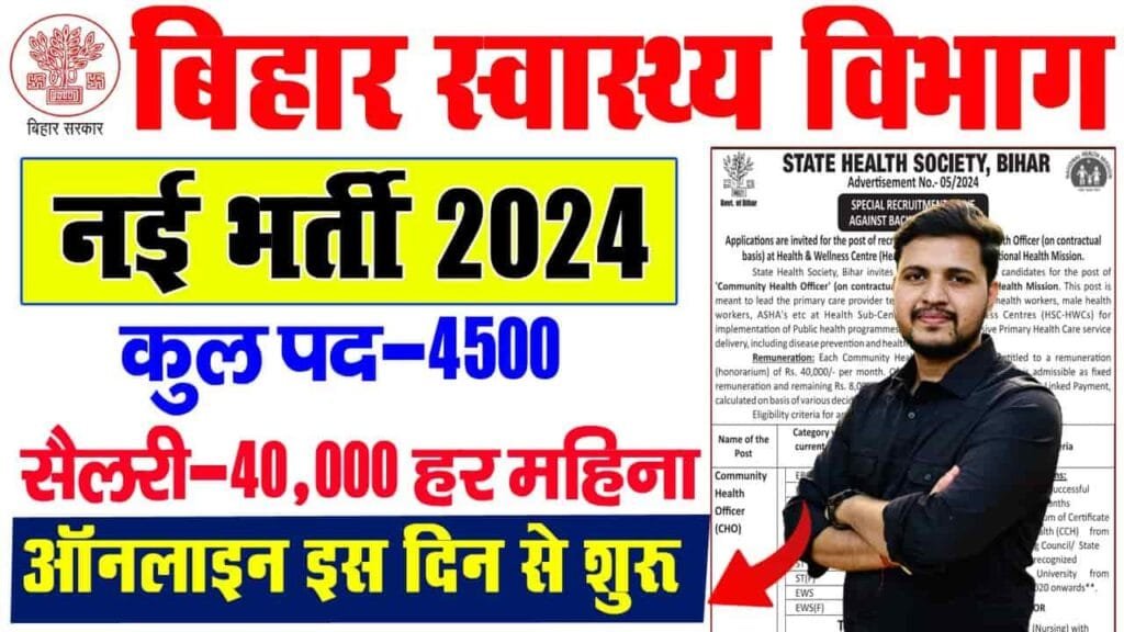 Bihar CHO Vacancy 2024