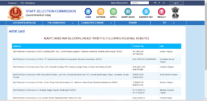 SSC Stenographer Admit Card 2024