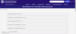 NIACL Assistant Recruitment 2024