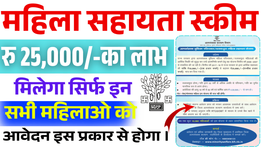 Bihar Mahila Sahayata Scheme 2025