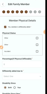 Ration card correction online 2025