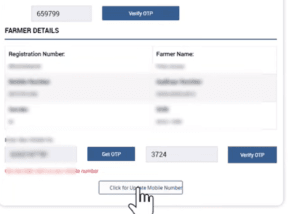 pm kisan update mobile number