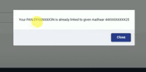 Link pan card with aadhar