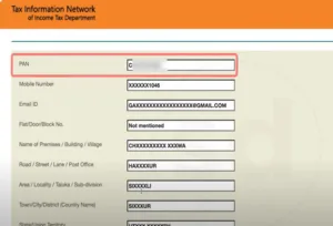 PAN Card Mobile Number Online Check