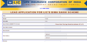 Bima Sakhi Yojana 2025 Online Application