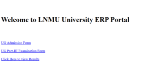 LNMU 2nd Semester Result Out 2025