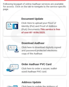 How to Update Aadhar Card Online