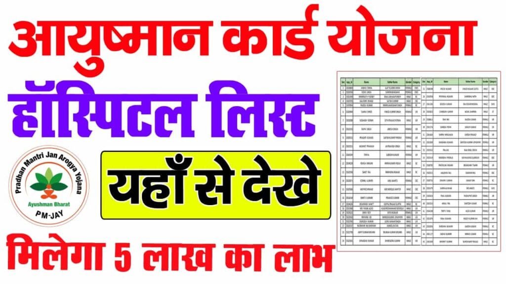 Ayushman Card Hospital List Bihar