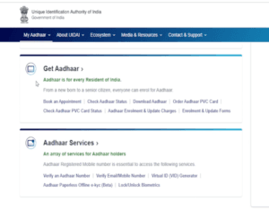Aadhaar Slot Booking Online 2025