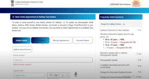 Aadhaar Slot Booking Online 2025