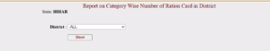 Bihar digital ration card