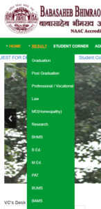 BRABU UG 1st Semester Result 2024-28