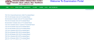 BRABU UG 1st Semester Result 2024-28