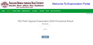 BRABU UG 1st Semester Result 2024-28