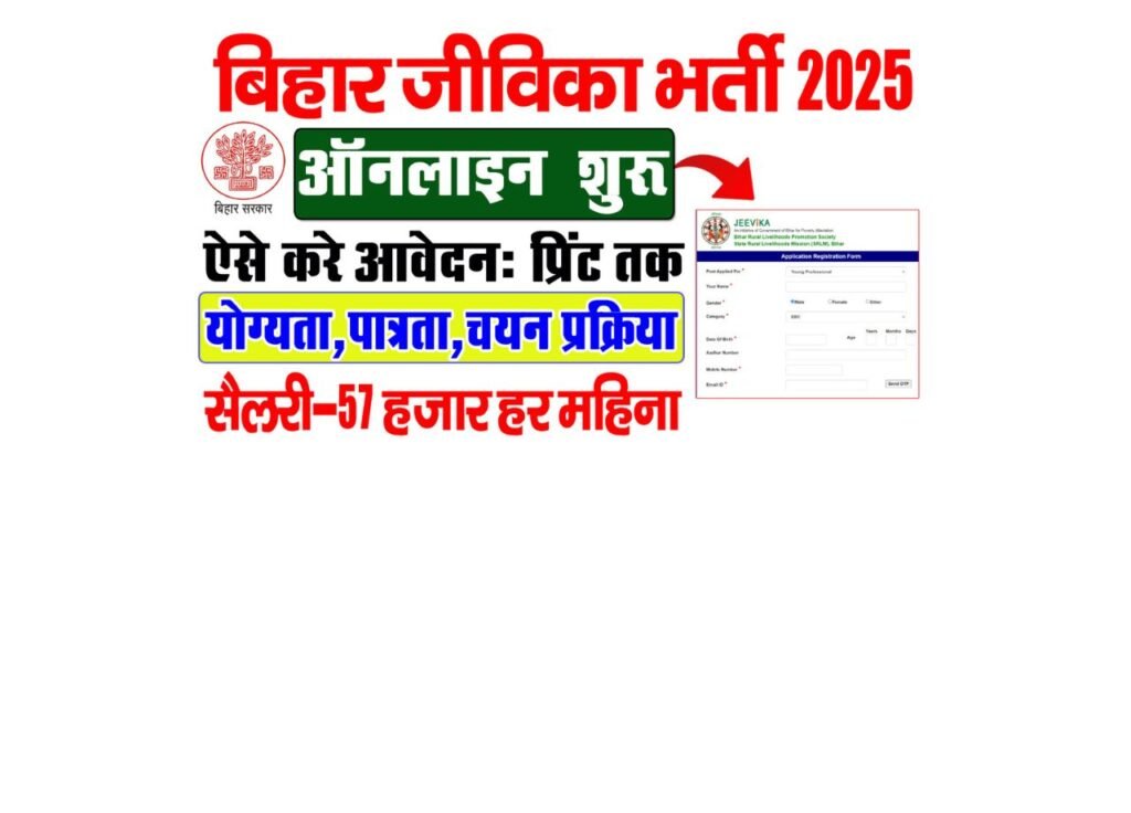 Bihar Jeevika Vacancy 2025