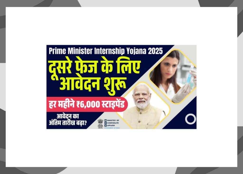 Prime Minister Internship Yojana 2025