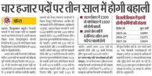 Bihar Bijli Vibhag New Vacancy 2025