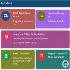 PVC Voter ID Card Online Order  