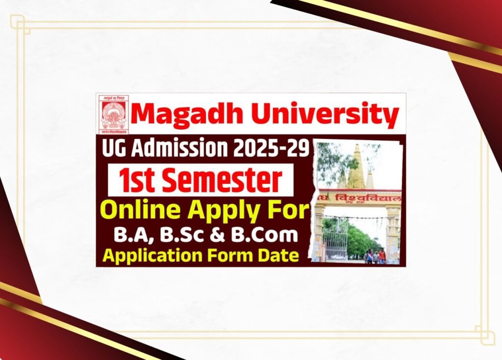 Magadh University UG Admission 2025-29