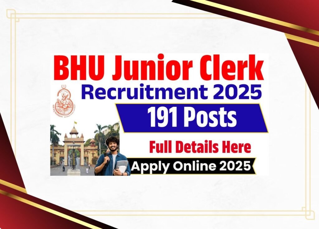 BHU Junior Clerk Recruitment 2025