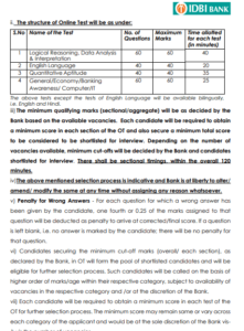 IDBI Junior Assistant Manager Vacancy 2025