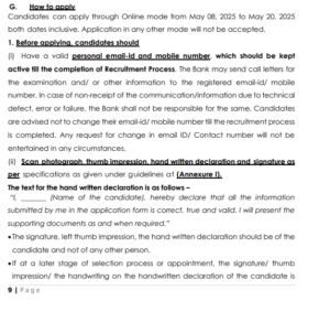 IDBI Junior Assistant Manager Vacancy 2025