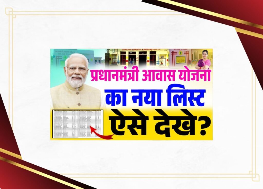Pradhanmantri Aawas Yojana New List 2025