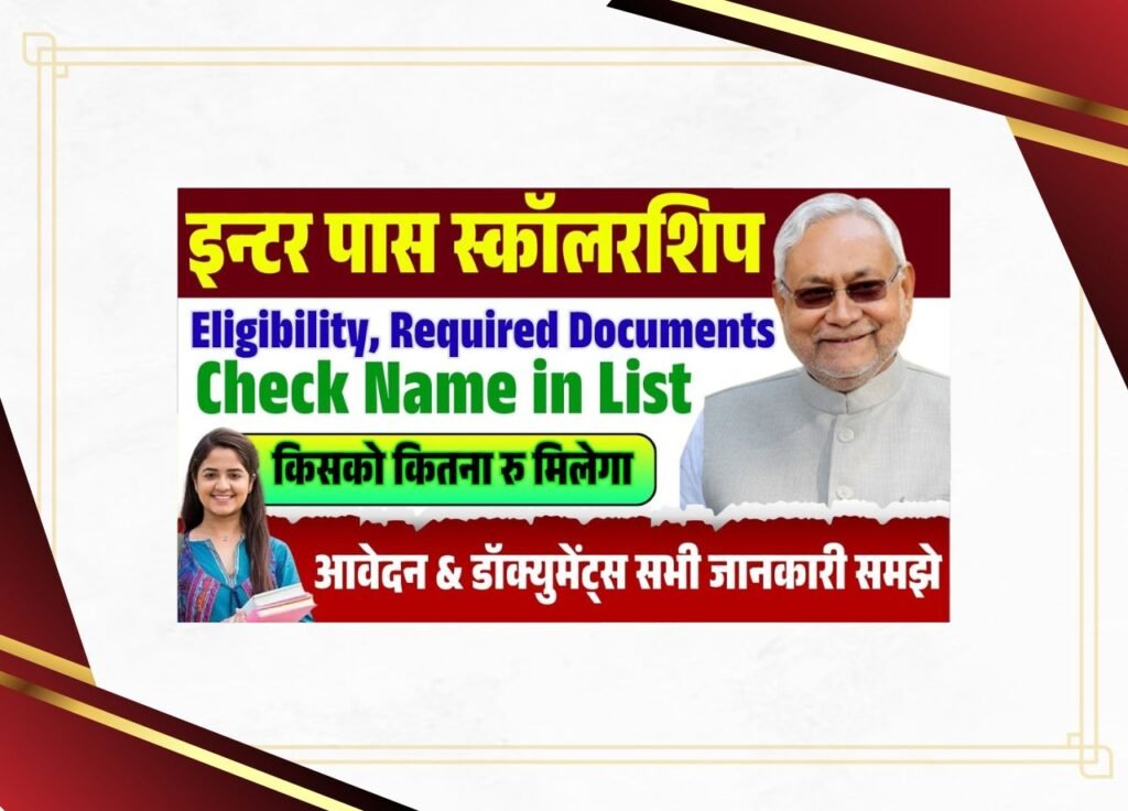 Inter Pass Kanya Utthan Yojana 2025