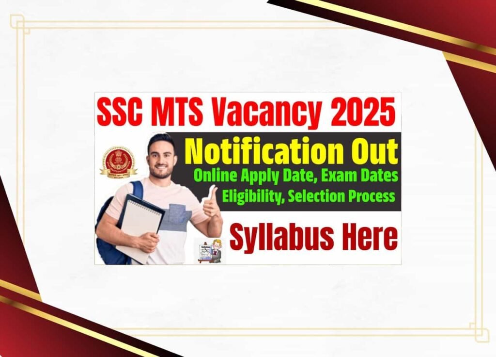 SSC MTS Vacancy 2025