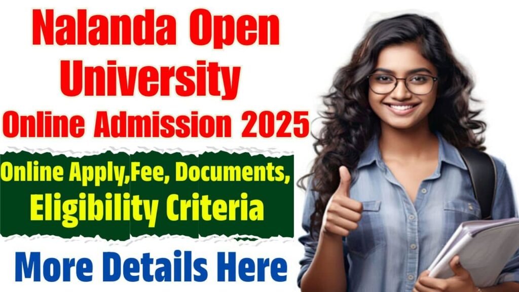 Nalanda Open University Online Admission 2025