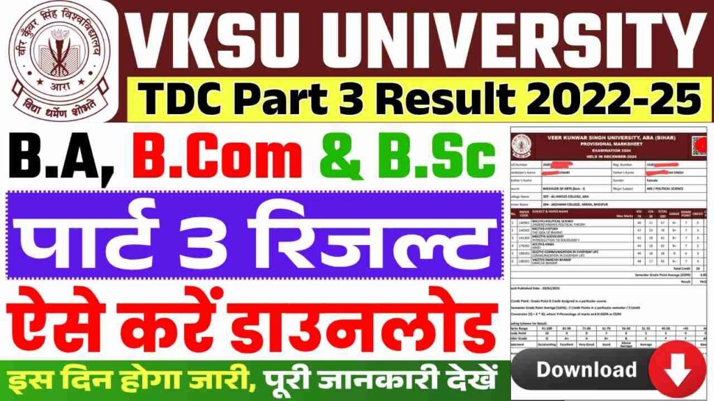 VKSU Part 3 Result 2022-25