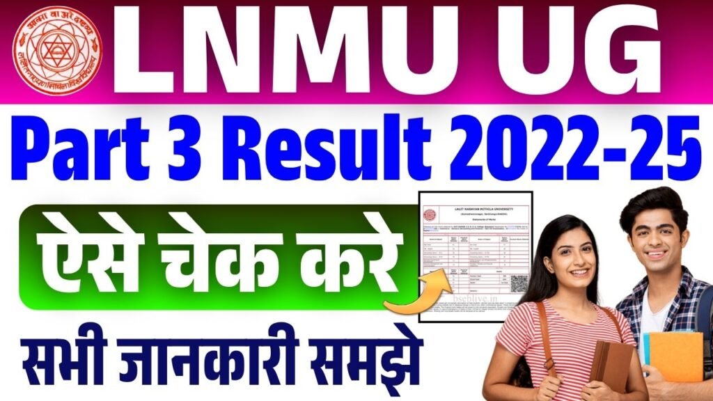 LNMU UG Part 3 Result 2022-25