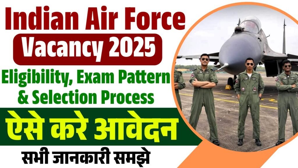 Indian Air Force Agniveervayu Vacancy 2025 Online Apply