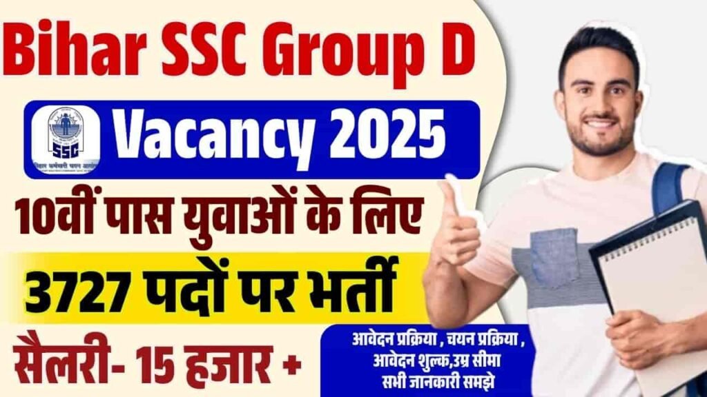 Bihar SSC Group D Vacancy 2025