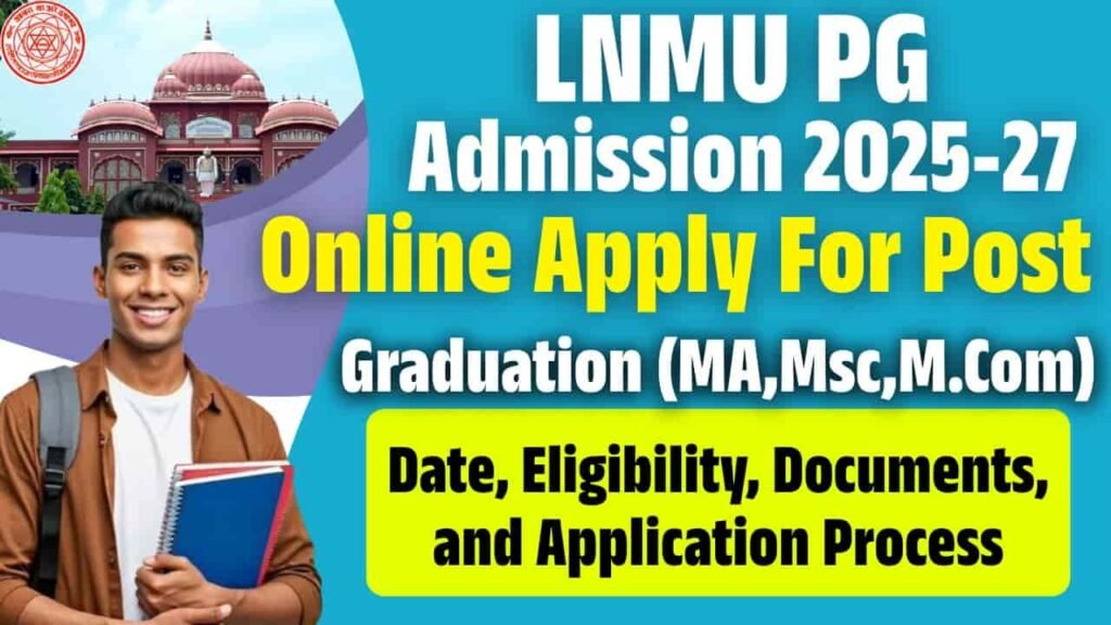 LNMU PG Admission 2025-27