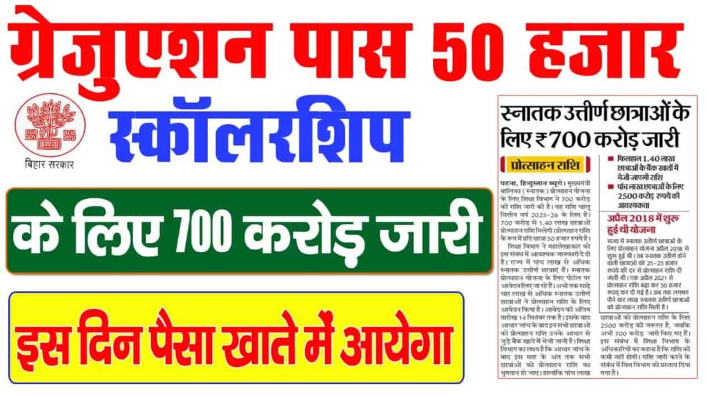 Graduation Pass Scholarship 2025 Payment Date