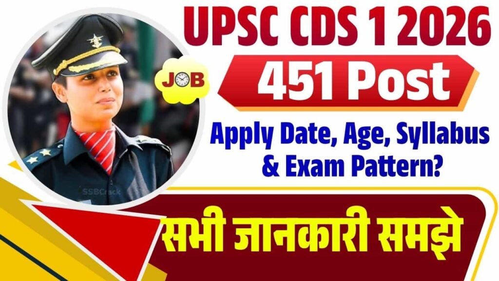 UPSC CDS 1 2026